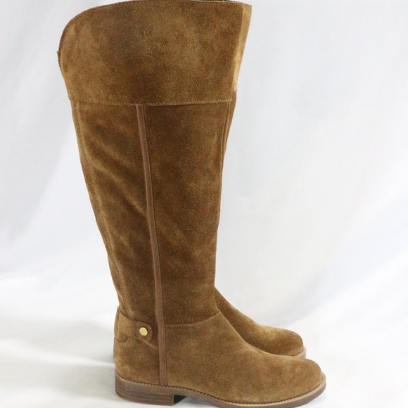 FRANCO SARTO Caydee Cognac Wide Calf Tall Boots - Picture 5 of 8